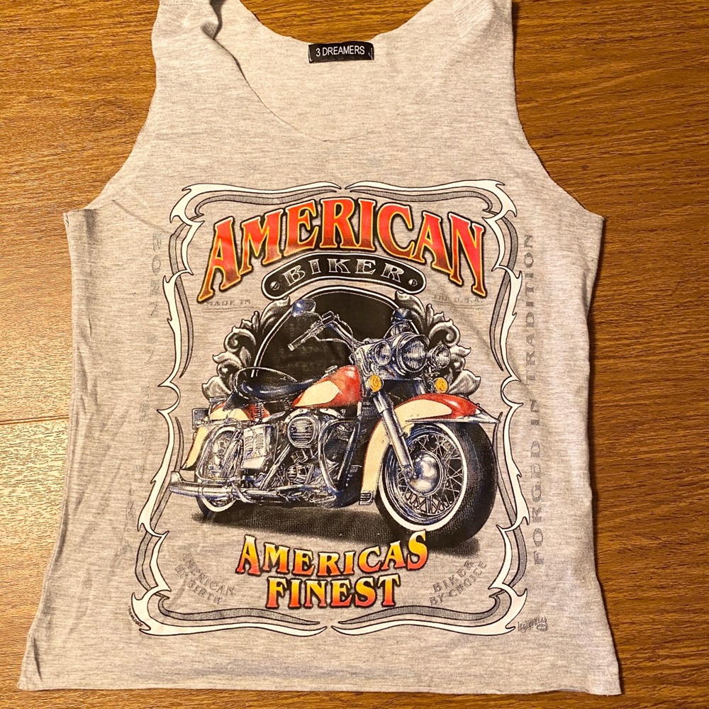 3 Dreamers  Boutique Brand graphic tank M EUC